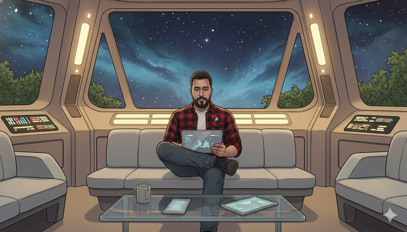 Cadre de personnage de l'univers Mess du Capitaine montrant le codage créatif expérimental